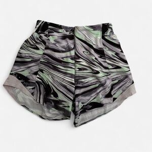 Lululemon Gray and Green athletic Shorts
